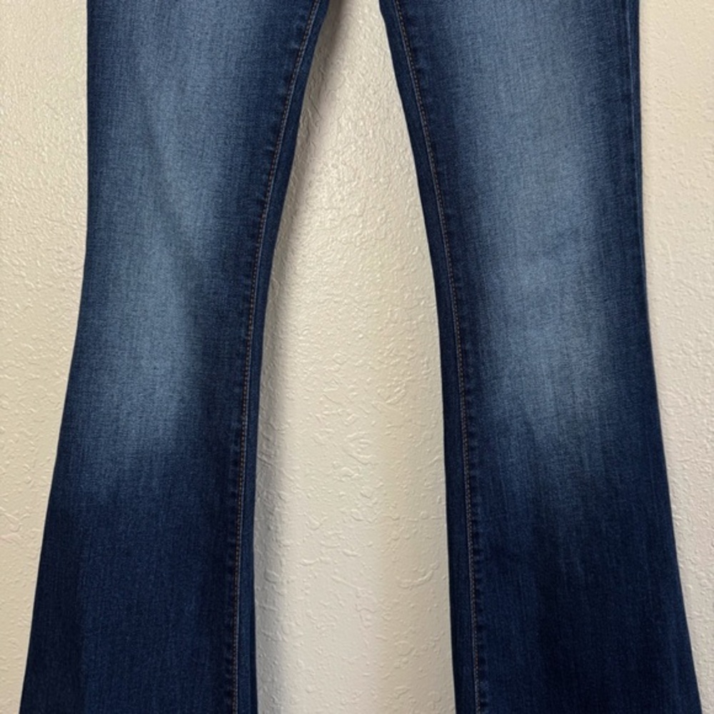 Angry Rabbit flare jeans dark wash mid rise 26/3‎ - Picture 4 of 11